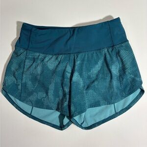 lululemon athletica Teal Athletic Shorts